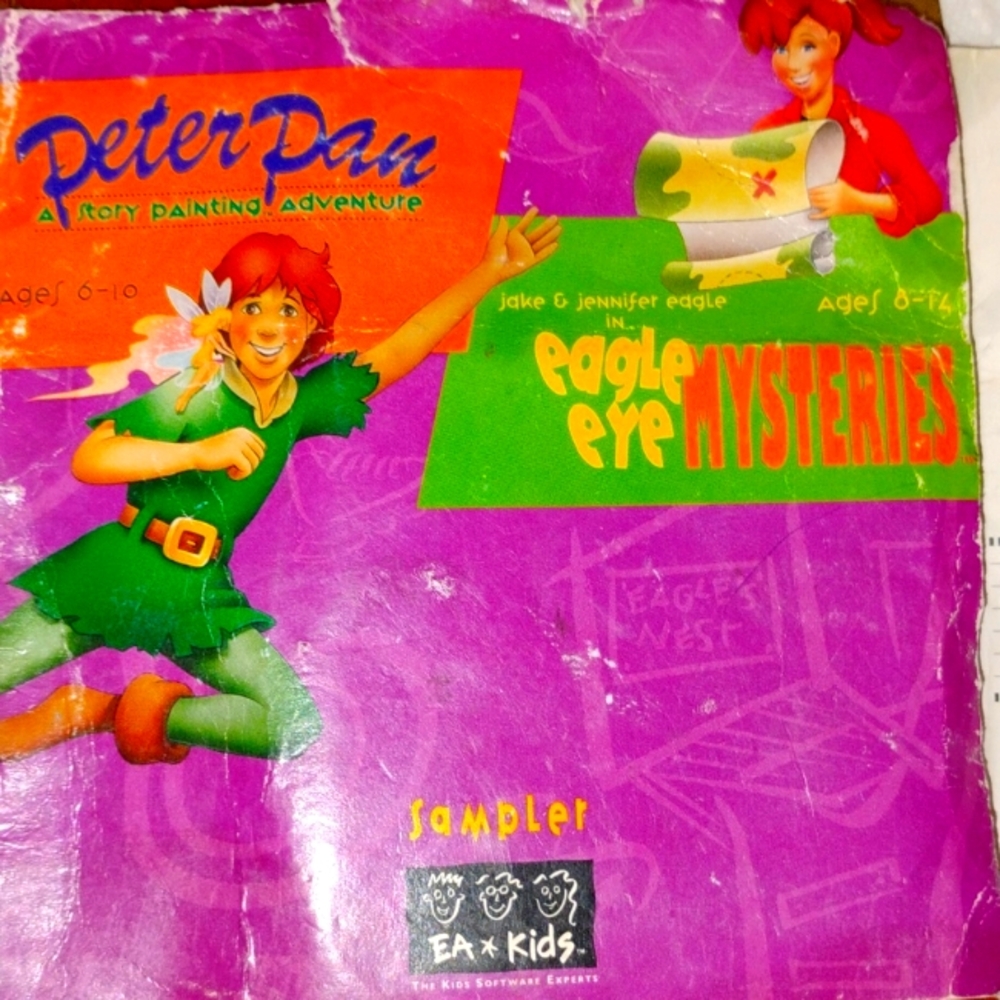 🧚‍♀️ Vintage Peter Pan Eagle Eagle Eye Mysteries STORY Painting Adventure 1992